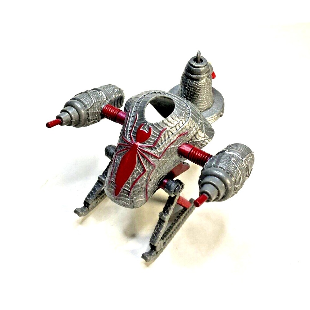 1997 Spider-Man Commando Armor Jetpack Suit with Flying Disc Pull String Rare - Picture 4 of 16